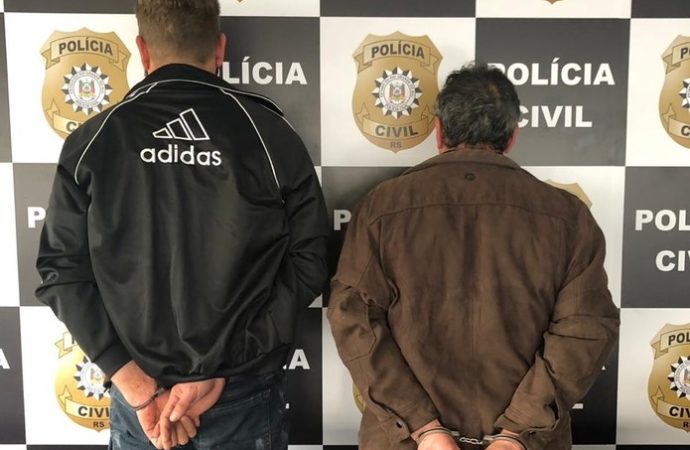 Polícia Civil prende dois homens no Rio Grande do Sul e evita sequestro de empresários de São Paulo.