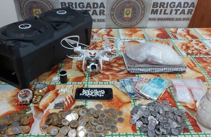 34ºBPM prende homem por tráfico de drogas