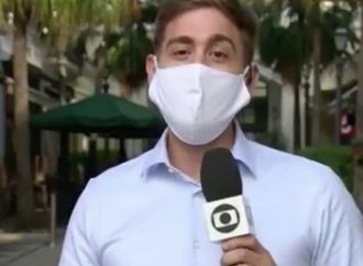 Vídeo: Repórter da Globo se declara ao vivo para o marido e cobra: “Faz o jantar”