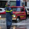 Chuva forte causa transtorno no trânsito e falta de energia em Porto Alegre