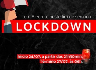 Prefeito de Alegrete decreta Lockdown neste final de semana