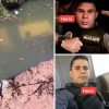 Policiais pulam de ponte para salvar bebê e jovem que ficaram presos em carro submerso em rio