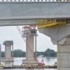 Freeway tem bloqueios noturnos para obras da nova ponte do Guaíba