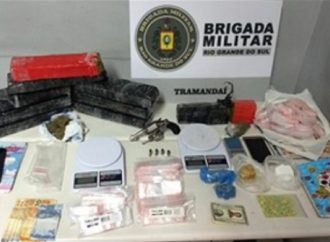 VÍDEO: Brigada Militar prende dupla integrante de organização criminosa com drogas