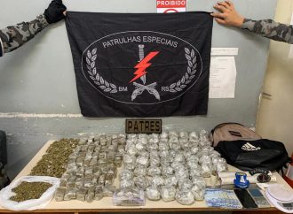 Brigada Militar prende indivíduo com mais de 9Kg de drogas