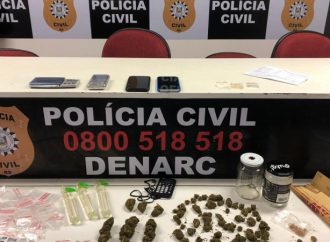 Dois homens são presos por tráfico de drogas em área nobre da Capital