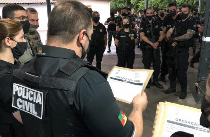 Polícia Civil em ação, Operação Sem Sinal é deflagrada