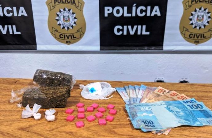 Dois são presos por tráfico de drogas em posto de combustíveis no litoral