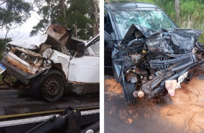 Acidente com três carros deixa feridos