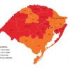 Governo demonstrou preocupação com as festividades que se aproximam Veja como ficou o mapa preliminar: