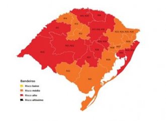 Governo demonstrou preocupação com as festividades que se aproximam Veja como ficou o mapa preliminar: