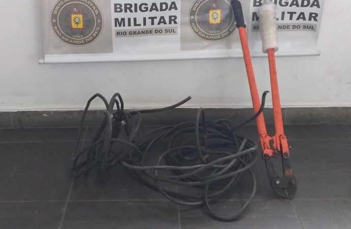 Criminoso é preso por roubo de cabos de energia elétrica no Centro