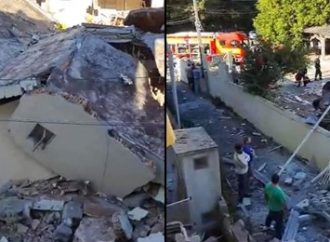Casa explode, desaba e atinge edificações vizinhas na praia do Jurerê, em Florianópolis