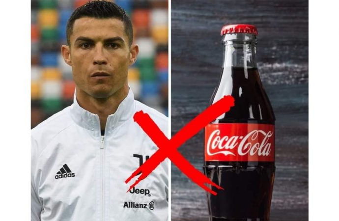 Vídeo: Cristiano Ronaldo causa prejuízo de R $ 20 bilhões à Coca-Cola