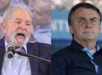 Pesquisa eleitoral diz que Lula vence Bolsonaro em 2022