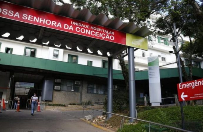 Atenção! Hospital Conceição suspende visitas e internações por causa de surto de Covid-19