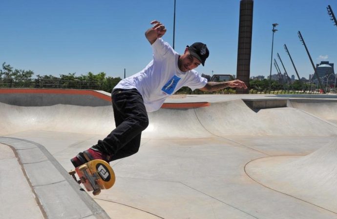 Aconteceu hoje a Inauguração da maior pista de skate da América Latina em Porto Alegre