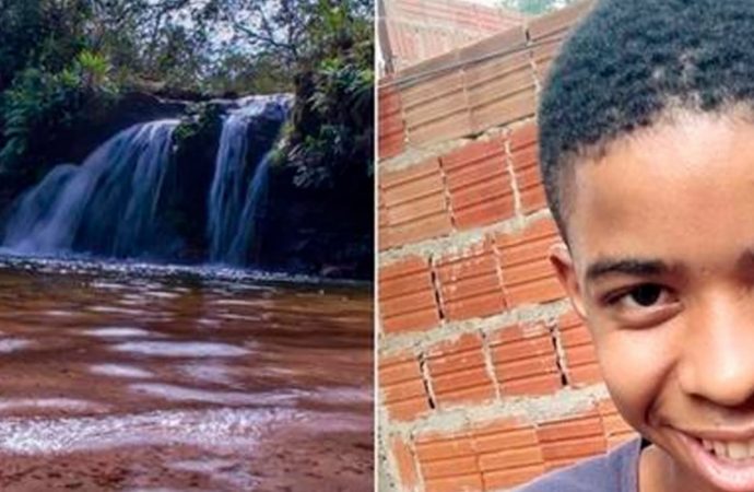 Menino some em excursão escolar e encontrado morto em cachoeira