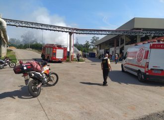 Incêndio em fábrica da Stihl, em São Leopoldo