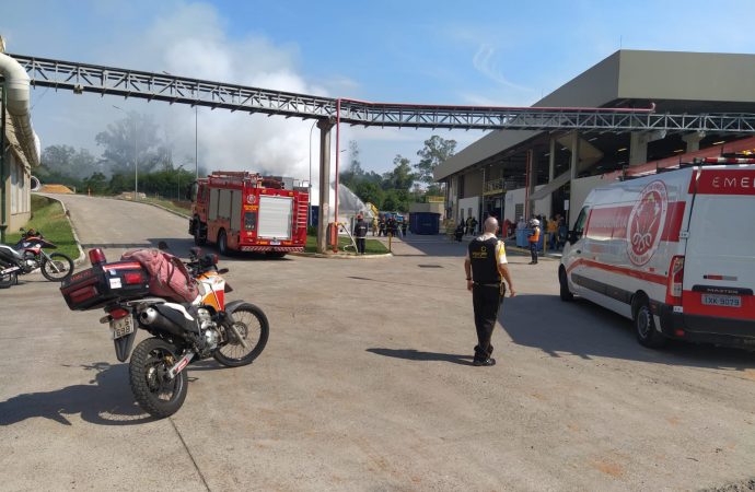 Incêndio em fábrica da Stihl, em São Leopoldo