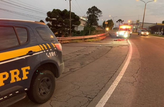 Homem morre atropelado na BR-116 e motorista foge sem prestar socorro