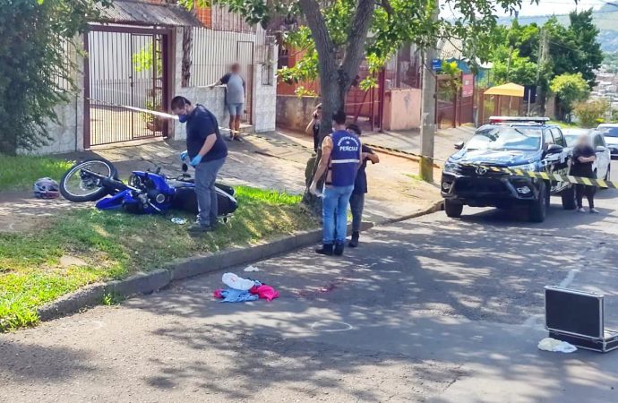 Idoso Identificado vítima de assalto na avenida Jacuí, no bairro Cristal, em Porto Alegre