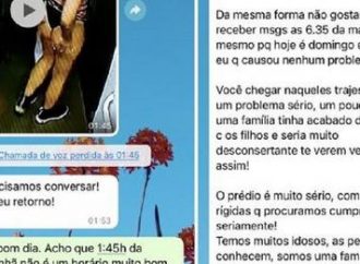 Jovem é advertida por usar maiô em condominío