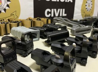 Polícia Civil localiza fábrica clandestina de peças de armas