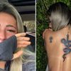 Influencer faz tatuagem escondido da mãe e se arrepende ao ver resultado: ‘Não foi o que pedi’