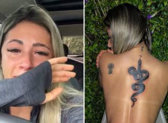 Influencer faz tatuagem escondido da mãe e se arrepende ao ver resultado: ‘Não foi o que pedi’