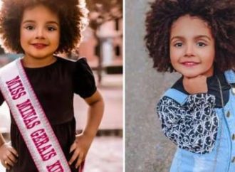 REVOLTANTE: Miss Minas Gerais Kids, é alvo de comentários racistas: ‘Isso não é cabelo de princesa’