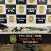 Polícia encontra depósito de armas e drogas de facção criminosa no Bairro Mario Quintana