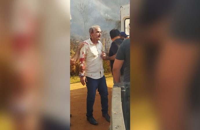 Helicóptero com deputado federal atinge rede elétrica e cai