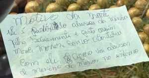 Motorista de aplicativo é encontrado morto ao lado de bilhete