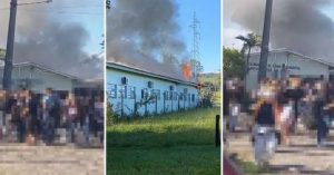 Escola é atingida por incêndio criminoso no RS