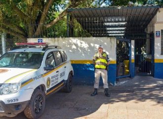 Escolas recebem proteção da Brigada Militar em todo o Rio Grande do Sul