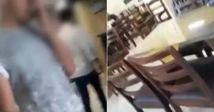 VÍDEO: ‘Vá lá na calçada’: pintores são barrados em restaurante de Chapecó por estarem sujos de tinta