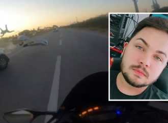 VÍDEO: Colisão com carro faz motociclista que andava a 200km/h ser arremessado em rodovia