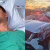 Regis Danese revela causa do acidente de carro e mostra resultado de cirurgia; assista