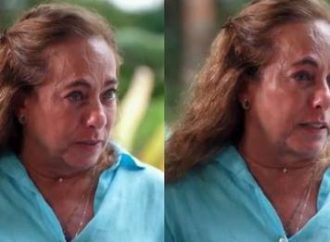 Cissa Guimarães chora ao descobrir durante entrevista sobre prisão de envolvidos na morte de seu filho: ‘Queria um pedido de perdão’; assista