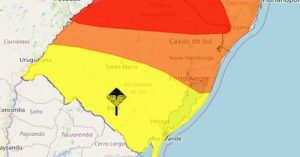 PREVISÃO DO TEMPO: Alerta de perigo para chuva extrema entre os avisos do Inmet para as próximas horas