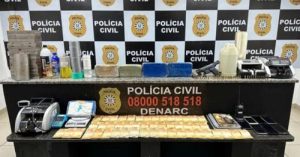 Polícia Civil descobre laboratório de drogas no bairro São Geraldo