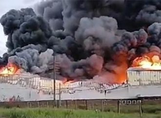 VÍDEO: Incêndio atinge fábrica da Cacau Show no Espírito Santo