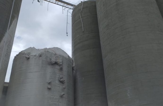 VÍDEO: Trabalhadores ficam feridos após explosão em fábrica de cimento