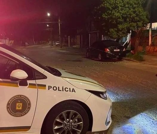 Criança baelada na cabeça em Alvorada